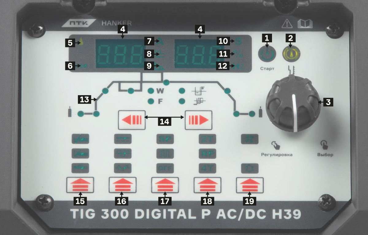 Дисплей ПТК HANKER 300 DIGITAL P AC/DC H39