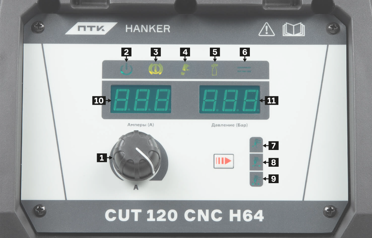 Дисплей ПТК HANKER CUT 120 CNC H64