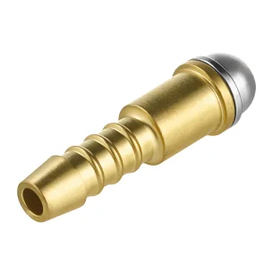 Ниппель ø9 с встроенным обратным клапаном, латунь