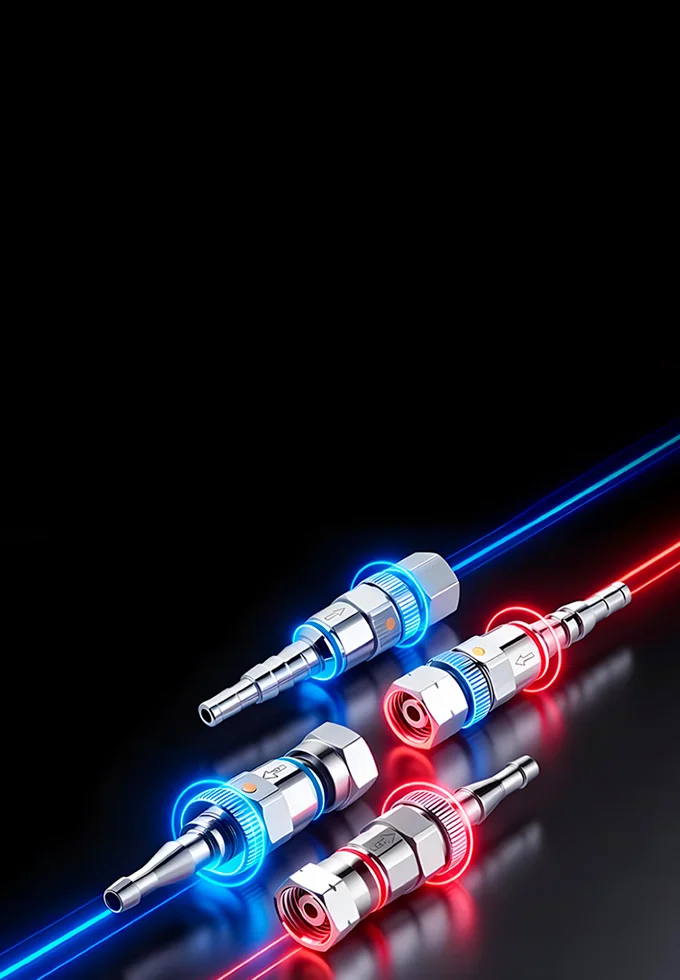 Новые комплекты быстросъёмных соединителей для редукторов и резаков